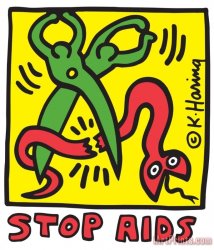 Keith Haring Stop Aids
