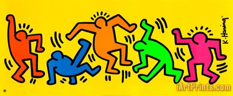 Keith Haring Untitled 1958 1990 Art Painting