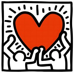 Keith Haring Untitled C 1988 painting