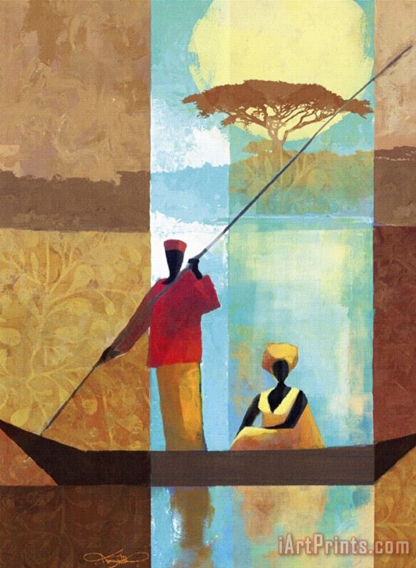 Keith Mallett On The River I Art Painting