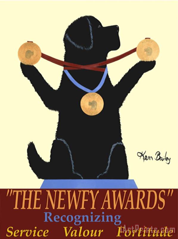 Ken Bailey The Newfy Awards Art Painting