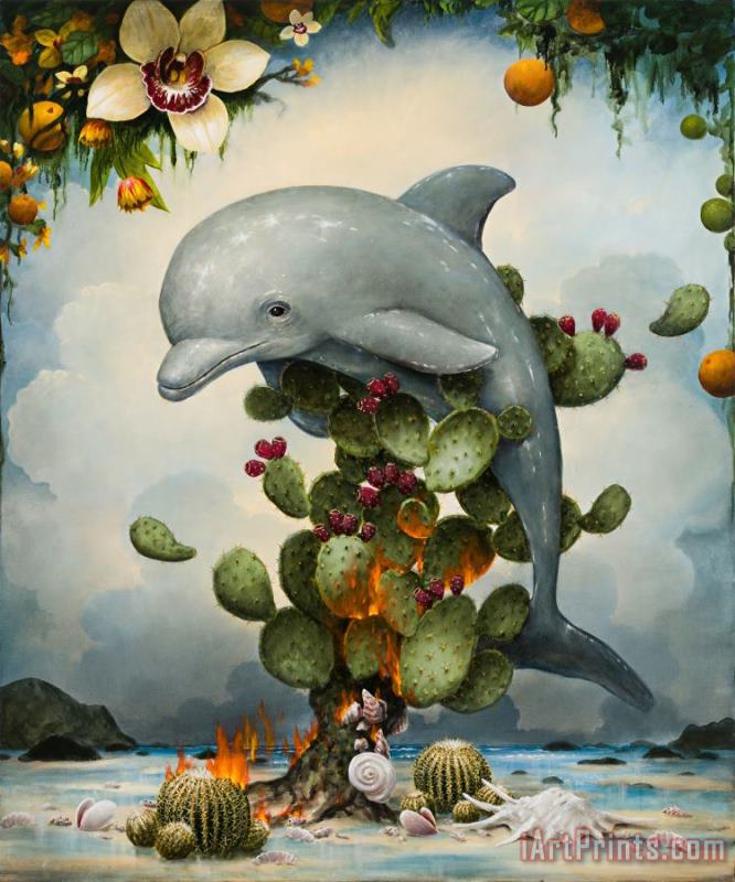 A Grand Finale, 2025 painting - Kevin Sloan A Grand Finale, 2025 Art Print