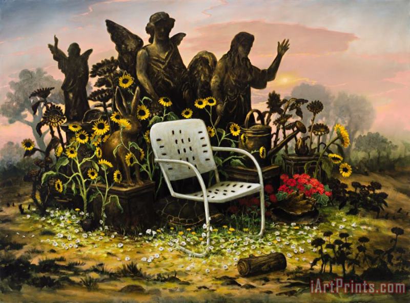 A View of Talisman Hill, 2020 painting - Kevin Sloan A View of Talisman Hill, 2020 Art Print A View of Talisman Hill, 2020 painting - Kevin Sloan A View of Talisman Hill, 2020 Art Print