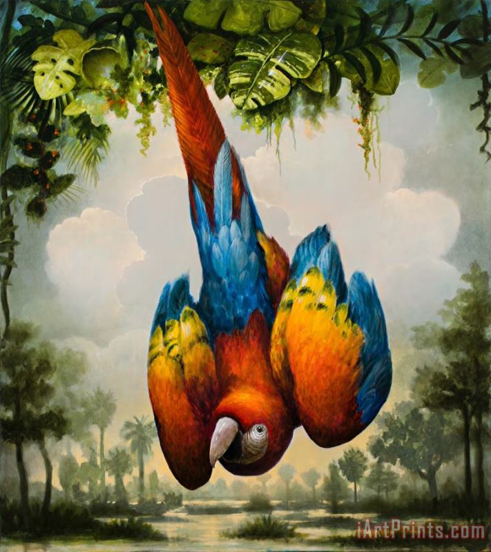 Descending Angel, 2025 painting - Kevin Sloan Descending Angel, 2025 Art Print Descending Angel, 2025 painting - Kevin Sloan Descending Angel, 2025 Art Print