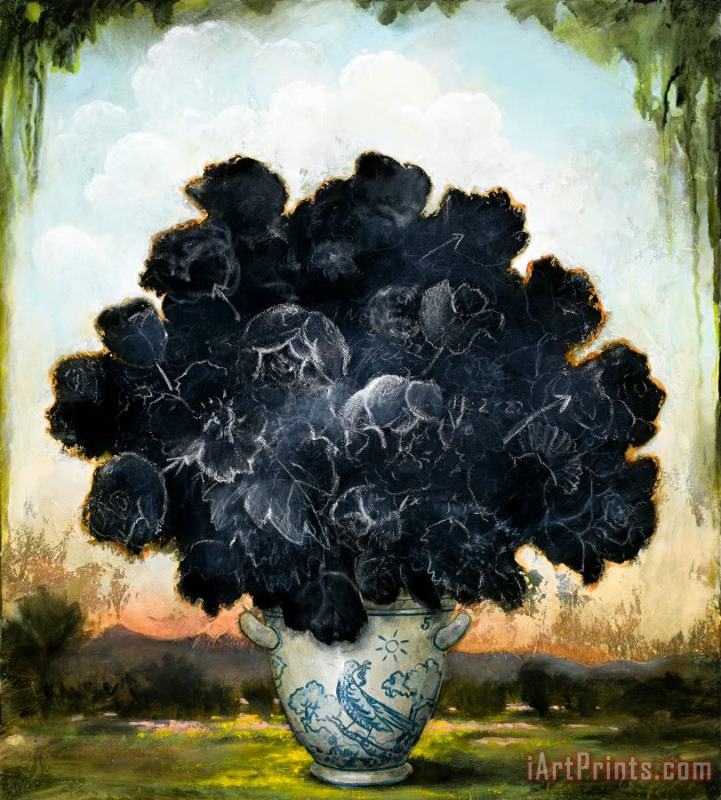 Kevin Sloan Diagram for a Lush And Opulent Arrangement, 2023 Art Painting Kevin Sloan Diagram for a Lush And Opulent Arrangement, 2023 Art Painting