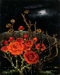 Kevin Sloan Grandmother's Rose After The Fire, 2019