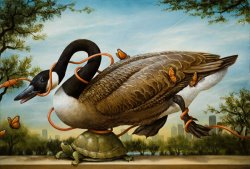 Kevin Sloan Migration Interrupted, 2013