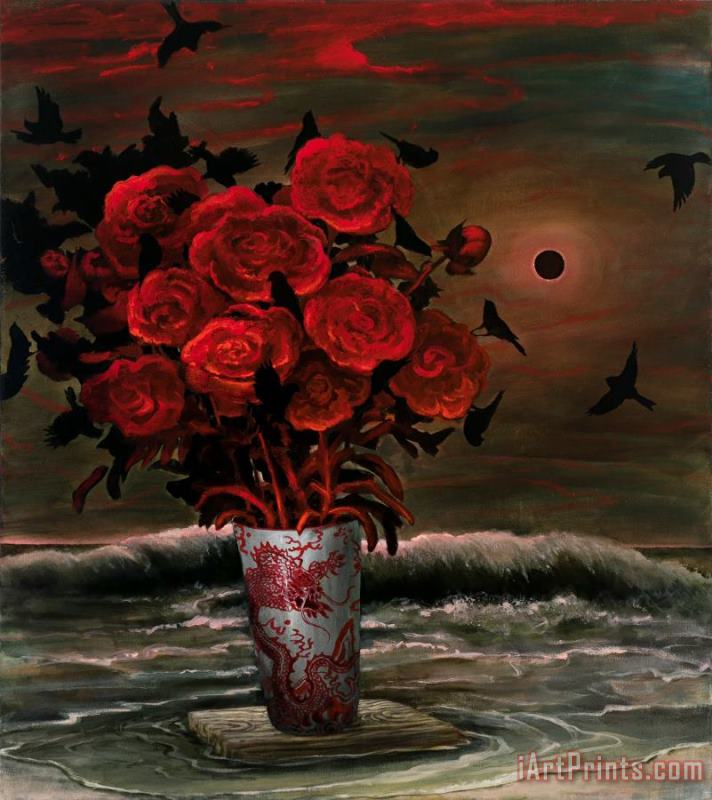 The Roost, 2019 painting - Kevin Sloan The Roost, 2019 Art Print