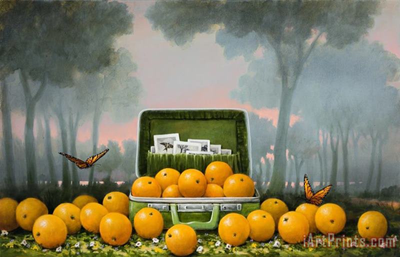 The Souvenirs, 2022 painting - Kevin Sloan The Souvenirs, 2022 Art Print
