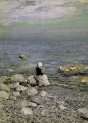 Konstantin Alekseevich Korovin On the Shore of the Black Sea painting
