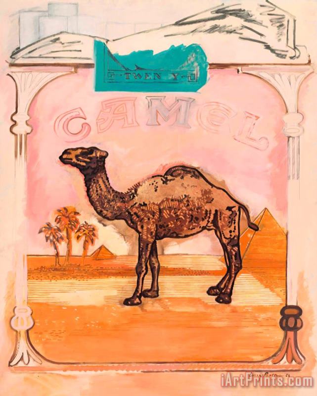 Larry Rivers Beyond Camels, 1980 Art Painting