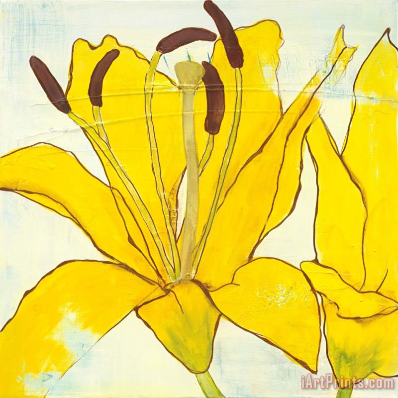 Lily Suite III painting - Laura Gunn Lily Suite III Art Print