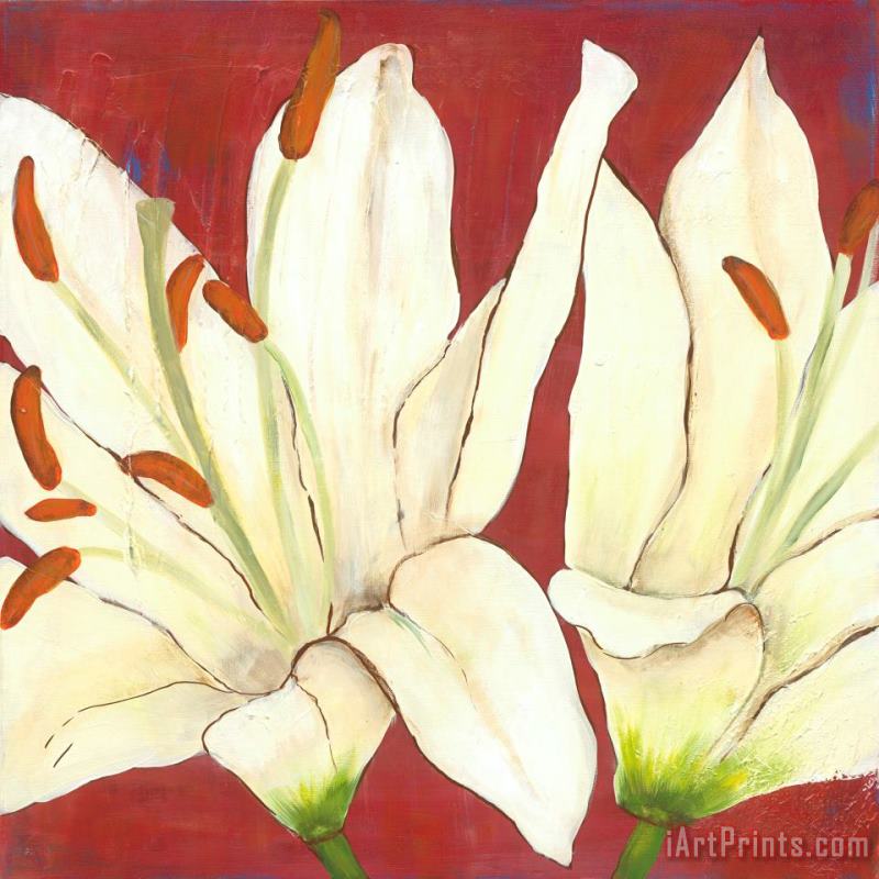 Laura Gunn Lily Suite IV Art Painting
