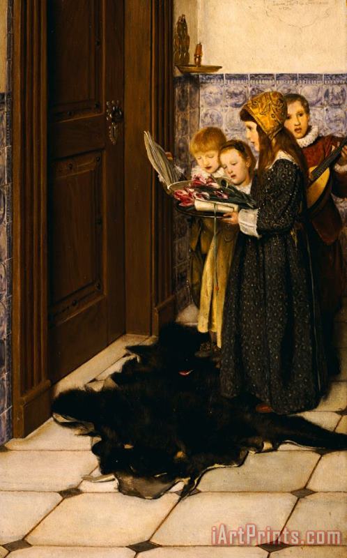 A Carol painting - Laura Theresa Alma-Tadema A Carol Art Print