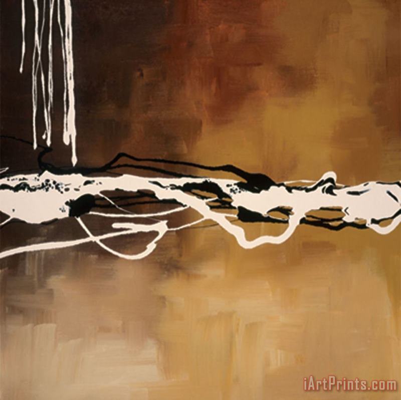 Copper Concerto I painting - laurie maitland Copper Concerto I Art Print