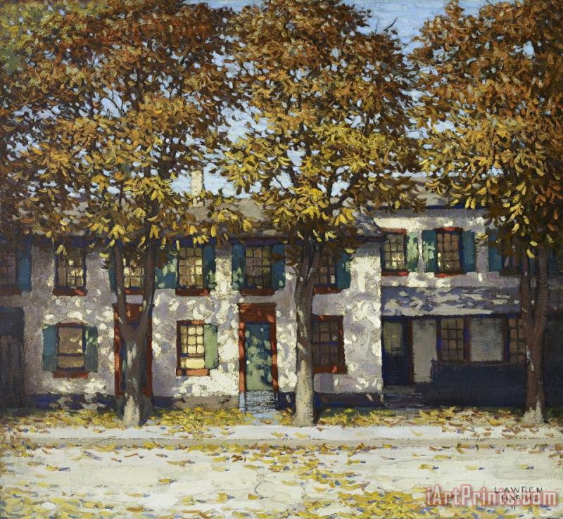 Lawren Stewart Harris Houses, Richmond Street Art Painting