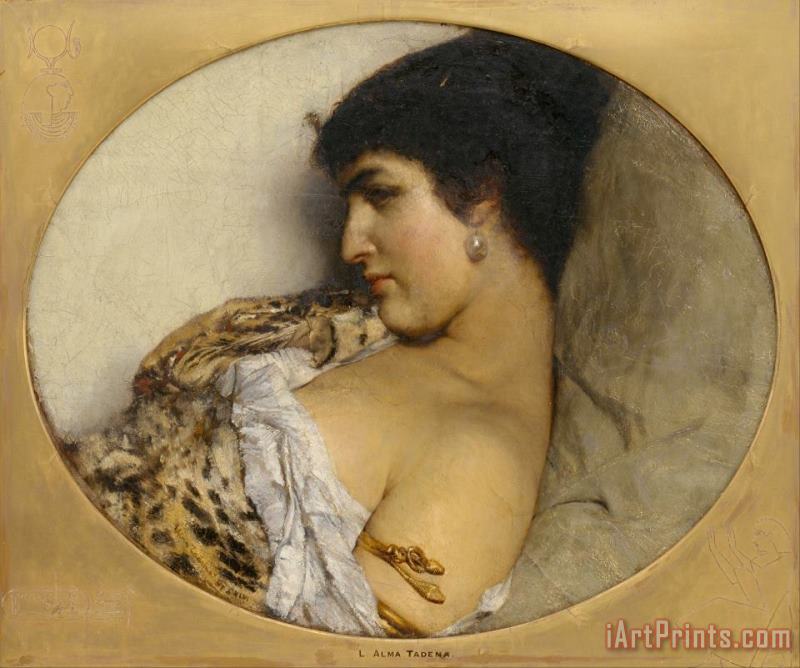 Lawrence Alma-tadema Cleopatra Art Print