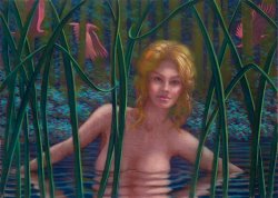 Leonard Koscianski Blond in Pond painting Leonard Koscianski Blond in Pond painting