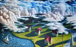 Leonard Koscianski The Sunday Painter, 2023 painting Leonard Koscianski The Sunday Painter, 2023 painting