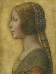 Leonardo da Vinci La Bella Principessa - 15th Century painting