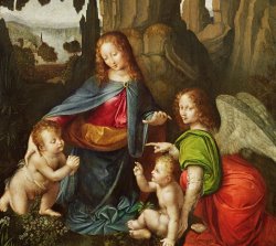 Leonardo da Vinci Madonna Of The Rocks