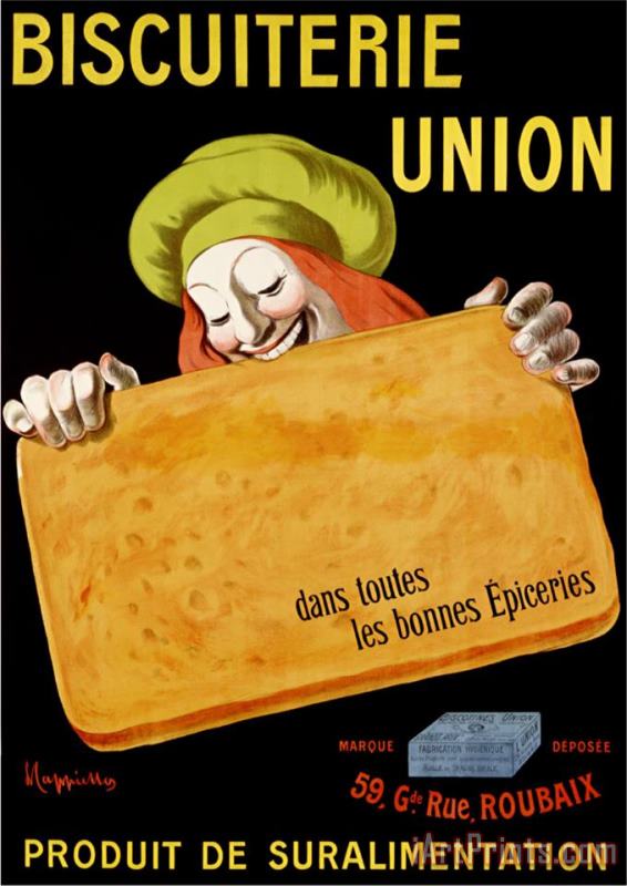 Biscuiterie Union painting - Leonetto Cappiello Biscuiterie Union Art Print