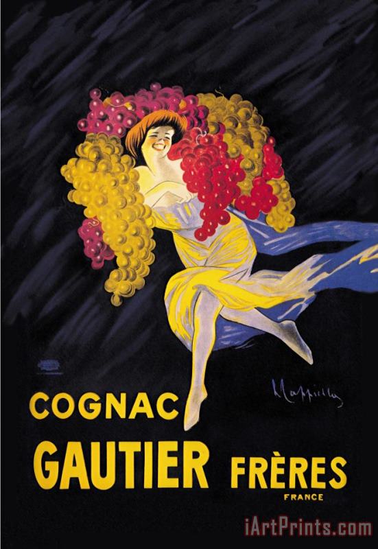 Leonetto Cappiello Cognac Gautier Freres Art Painting