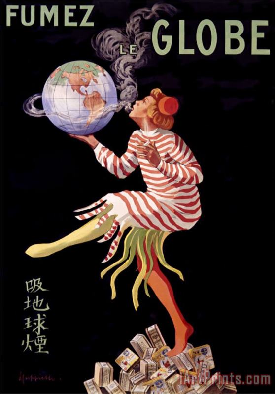 Leonetto Cappiello Fumez Le Globe Art Painting