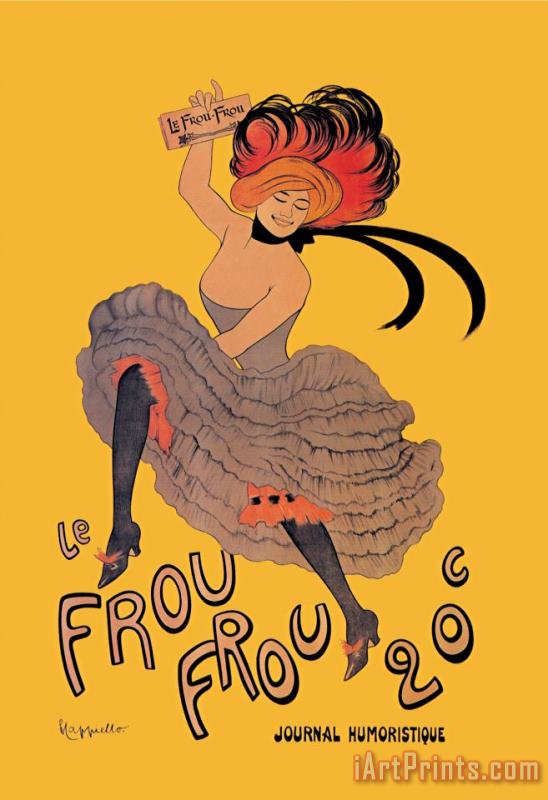 Le Frou Frou painting - Leonetto Cappiello Le Frou Frou Art Print