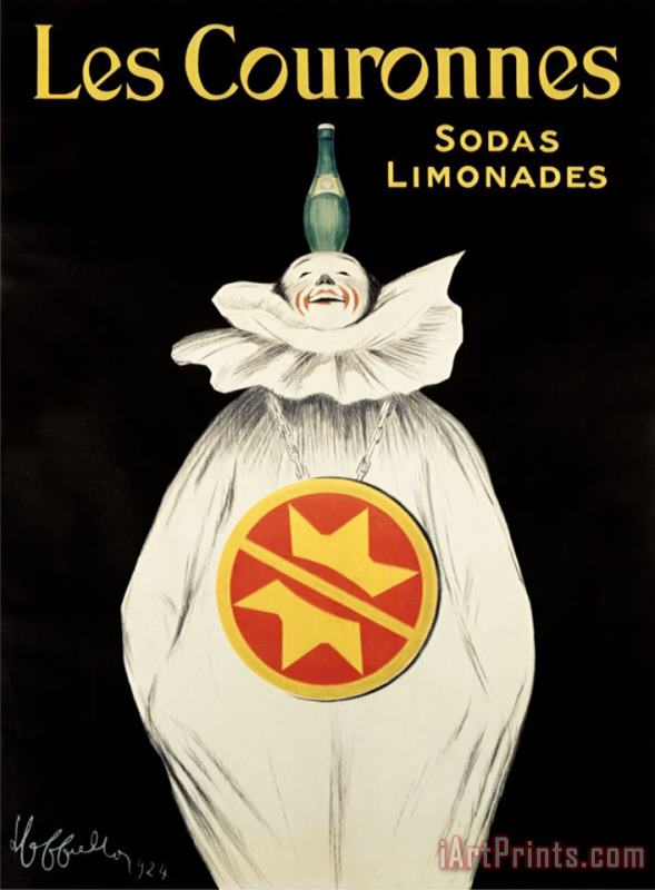Les Couronnes Sodas Limonades painting - Leonetto Cappiello Les Couronnes Sodas Limonades Art Print