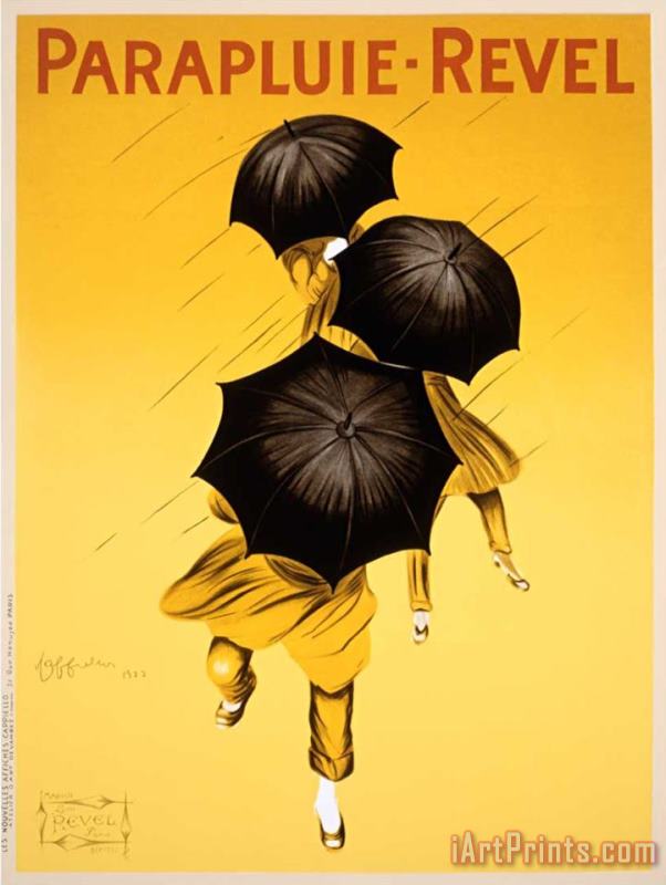 Leonetto Cappiello Parapluie Revel C 1922 Art Print