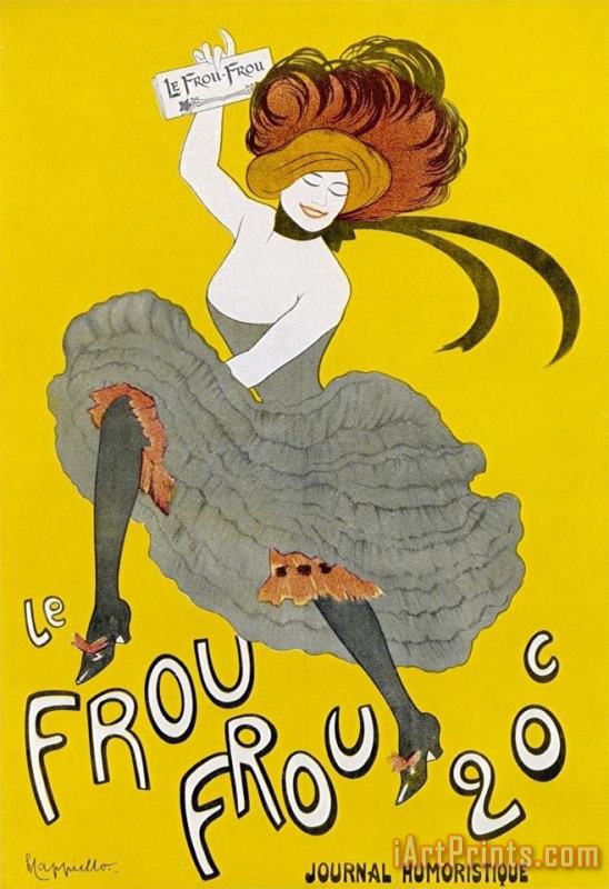 Poster for Le Frou Frou Humorous Magazine painting - Leonetto Cappiello Poster for Le Frou Frou Humorous Magazine Art Print