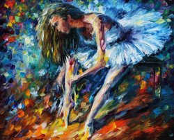 Leonid Afremov Ballerina