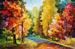 Leonid Afremov Calm Day painting