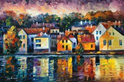 Leonid Afremov City On River