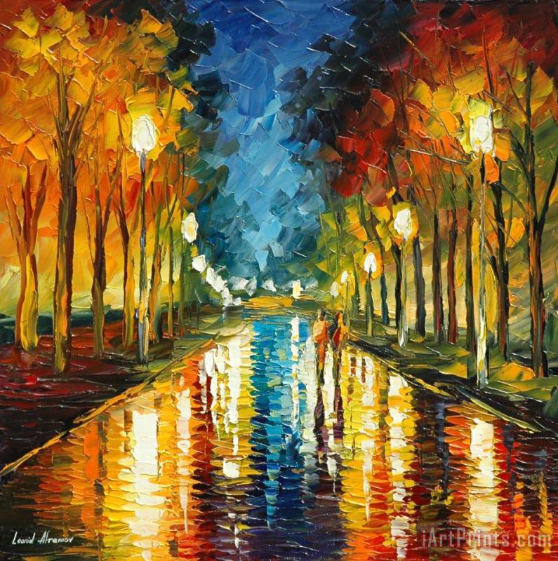 Leonid Afremov Color Reflections Art Painting