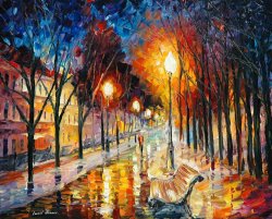 Leonid Afremov Contemplation