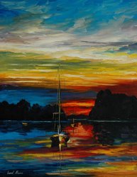 Leonid Afremov Drowned Sunset