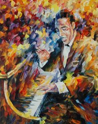 Leonid Afremov Duke Ellington painting