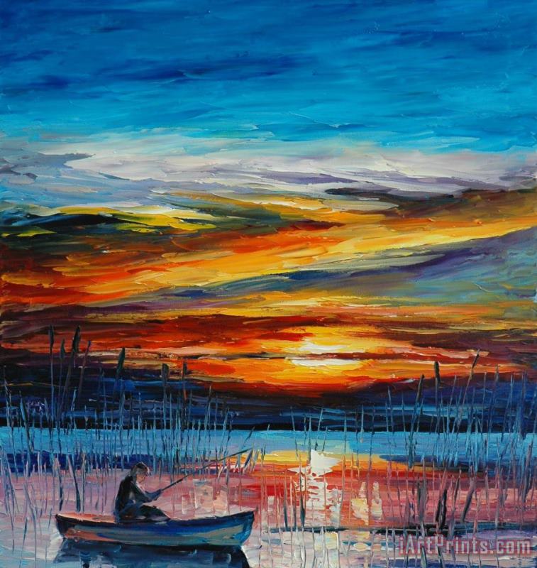 Florida Everglades painting - Leonid Afremov Florida Everglades Art Print