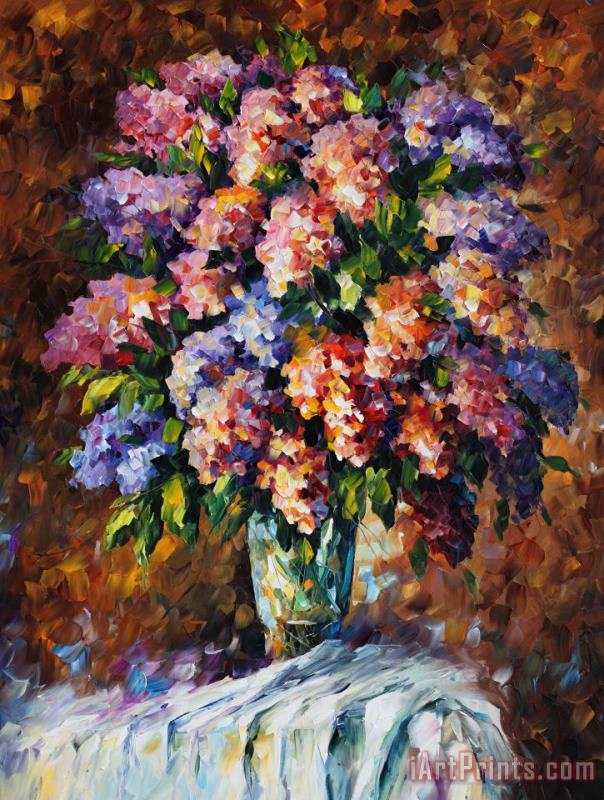 Leonid Afremov Flowers Art Painting