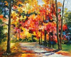 Leonid Afremov Gold October