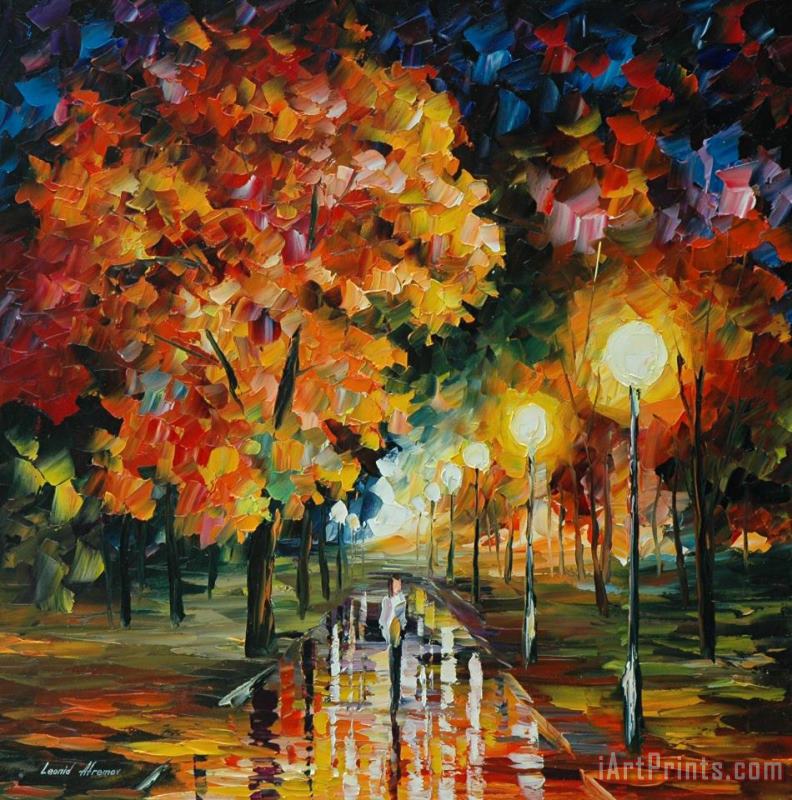Leonid Afremov Happy Alley Art Painting