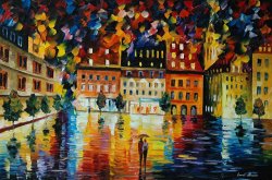 Leonid Afremov In The Old City