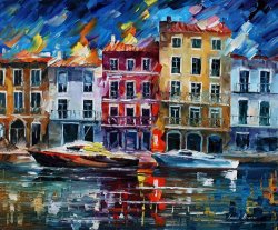 Leonid Afremov Italy painting