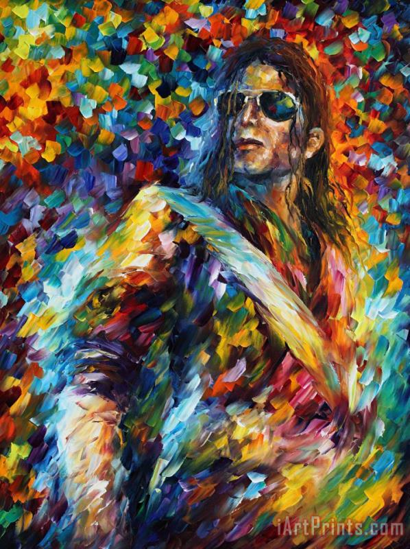 Leonid Afremov Michael Jackson Art Painting