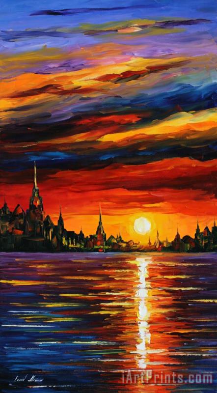 Morning Sky painting - Leonid Afremov Morning Sky Art Print