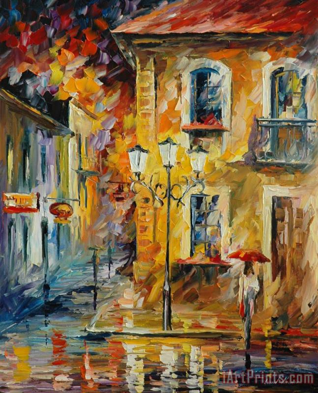 Leonid Afremov Night Of Disappointments Art Painting
