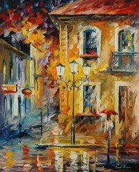 Leonid Afremov Night Of Disappointments