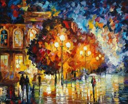 Leonid Afremov Night Wondering